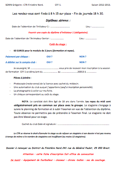 Site officiel du club de Football de Plouzané
