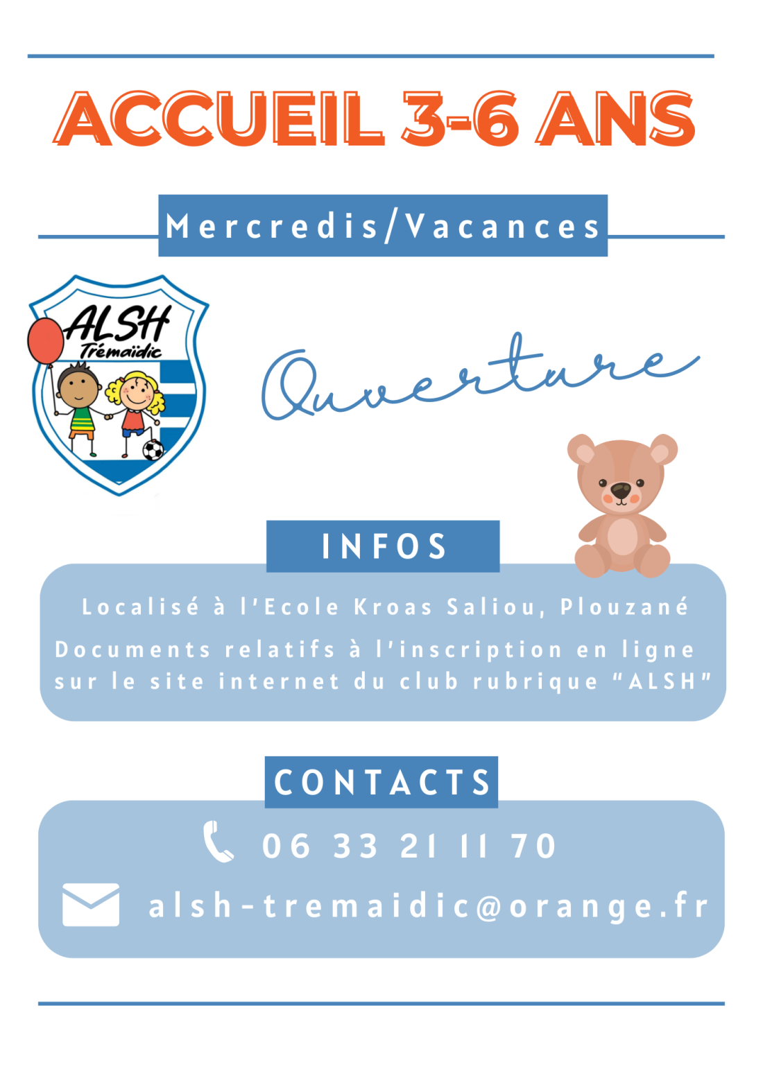 ALSH Trémaïdic 3-6 ans 
