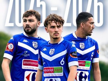 🔵𝗜𝗟𝗦 𝗣𝗥𝗢𝗟𝗢𝗡𝗚𝗘𝗡𝗧 𝗣𝗢𝗨𝗥 𝗟𝗔 𝗦𝗔𝗜𝗦𝗢𝗡 𝟮𝟬𝟮𝟱-𝟮𝟬𝟮𝟲🔵

Nous sommes heureux de vous annoncer que 𝟯 𝗮𝘂𝘁𝗿𝗲𝘀 𝗱𝗲 𝗻𝗼𝘀 𝗷𝗼𝘂𝗲𝘂𝗿𝘀 continuent l’aventure pour la 𝘀𝗮𝗶𝘀𝗼𝗻 𝟮𝟬𝟮𝟱-𝟮𝟬𝟮𝟲 au...