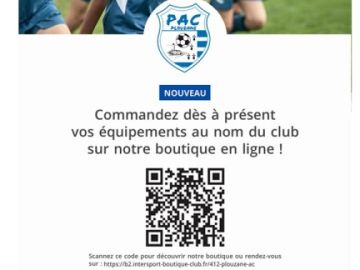 Les soldes 2025 sont aussi sur votre boutique club. 
Profitez de 20% jusqu'au 22 juillet sur tous les articles de la boutique ( Sur Stock disponible)....