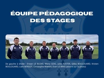 𝗧𝗼𝗽 𝗱𝗲́𝗽𝗮𝗿𝘁 𝗽𝗼𝘂𝗿 𝗹𝗲𝘀 𝘀𝘁𝗮𝗴𝗲𝘀 𝗣𝗔𝗖 𝗩𝗔𝗖’ ! 🚀

Les stages démarrent dès demain soir au Plouzané AC !

Aujourd’hui avait lieu la dernière réunion de l’équipe...