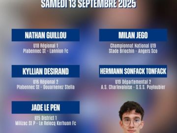 ⚽️ 𝘿𝙀́𝙎𝙄𝙂𝙉𝘼𝙏𝙄𝙊𝙉 𝘼𝙍𝘽𝙄𝙏𝙍𝙀𝙎 ⚽️

Voici les désignations de nos arbitres pour ce week-end !

💙🤍