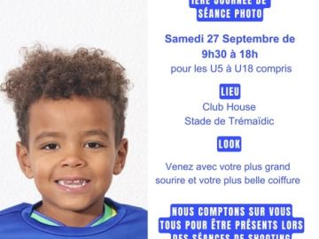 📸𝗦𝗲́𝗮𝗻𝗰𝗲 𝗽𝗵𝗼𝘁𝗼 – 𝗔𝗹𝗯𝘂𝗺 𝗱𝘂 𝗖𝗹𝘂𝗯📸

La première séance photo pour l’album du club aura lieu ce 𝘀𝗮𝗺𝗲𝗱𝗶 𝟮𝟳 𝘀𝗲𝗽𝘁𝗲𝗺𝗯𝗿𝗲, au 𝗰𝗹𝘂𝗯 𝗵𝗼𝘂𝘀𝗲 𝗱𝗲 𝗧𝗿𝗲́𝗺𝗮𝗶̈𝗱𝗶𝗰, de 𝟵𝗵𝟯𝟬 𝗮̀...