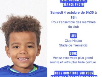 📸 𝟮𝗲̀𝗺𝗲 𝗷𝗼𝘂𝗿𝗻𝗲́𝗲 𝘀𝗵𝗼𝗼𝘁𝗶𝗻𝗴 𝗽𝗼𝘂𝗿 𝗹’𝗮𝗹𝗯𝘂𝗺 𝗱𝘂 𝗰𝗹𝘂𝗯 !

Après une première belle journée la semaine dernière, place à la 2ème séance photo ce 𝘀𝗮𝗺𝗲𝗱𝗶 𝟰 𝗼𝗰𝘁𝗼𝗯𝗿𝗲 au...