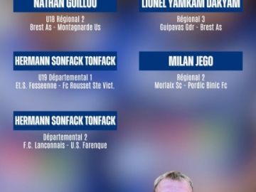 ⚽️ 𝘿𝙀́𝙎𝙄𝙂𝙉𝘼𝙏𝙄𝙊𝙉 𝘼𝙍𝘽𝙄𝙏𝙍𝙀𝙎 ⚽️

Voici les désignations de nos arbitres pour ce premier week-end de décembre ! 🔥

💙🤍