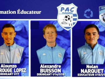⚽️ [FORMATION] - NOS ÉDUCATEURS MONTENT EN COMPÉTENCE !
Le Plouzané AC est fier d'annoncer l'entrée en formation CFI U14-U19 de : .

🔹 Alounzo DHAROUGE...