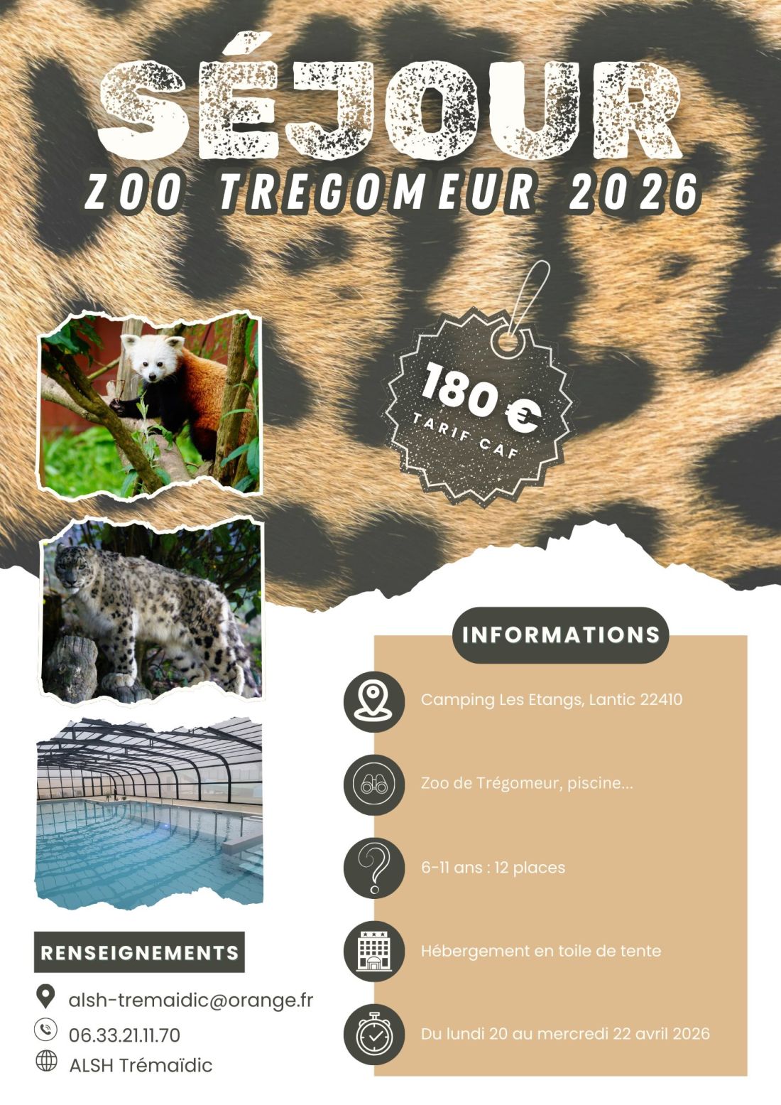 S&eacute;jour printemps 6+ 2026