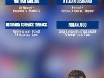 ⚽️𝘿𝙀́𝙎𝙄𝙂𝙉𝘼𝙏𝙄𝙊𝙉 𝘼𝙍𝘽𝙄𝙏𝙍𝙀𝙎 ⚽️

Découvrez les désignations de nos arbitres pour ce week-end ! 🔥⤵️

Félicitations à 𝗠𝗶𝗹𝗮𝗻 𝗝𝗘𝗚𝗢 qui officie lors du quart de finale...