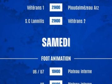 ⚽️ 𝘼𝙂𝙀𝙉𝘿𝘼 𝘿𝙐 𝙒𝙀𝙀𝙆-𝙀𝙉𝘿 ⚽️

Toutes les rencontres de nos bleus pour ce week-end de Pâques ci-dessous !👇🐣

𝘼𝙇𝙇𝙀𝙕 𝙇𝙀 𝙋𝘼𝘾 💙🤍