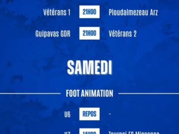 ⚽️ 𝘼𝙂𝙀𝙉𝘿𝘼 𝘿𝙐 𝙒𝙀𝙀𝙆-𝙀𝙉𝘿 ⚽️

Voici toutes les rencontres de nos bleus ce week-end ! 🤩

𝘼𝙇𝙇𝙀𝙕 𝙇𝙀 𝙋𝘼𝘾 💙🤍